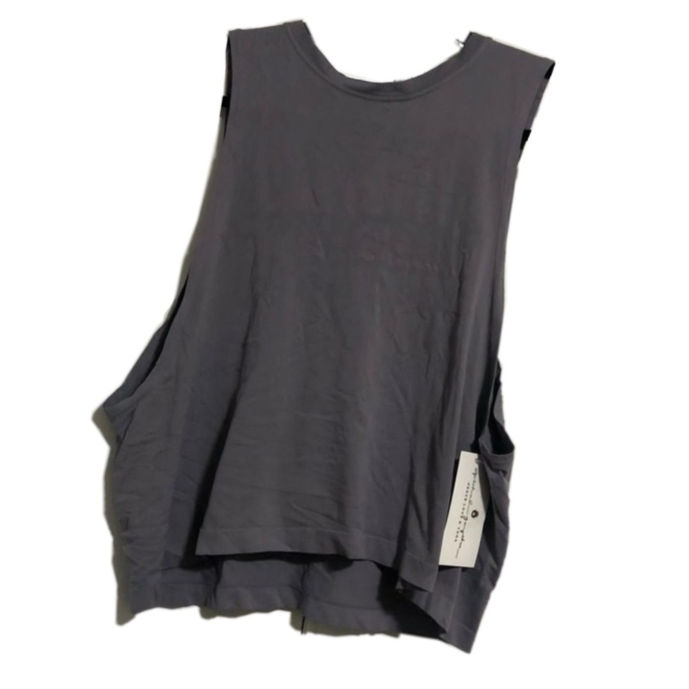 Spiritual Gangster Grey Muscle Tee Sleeveless Relaxed